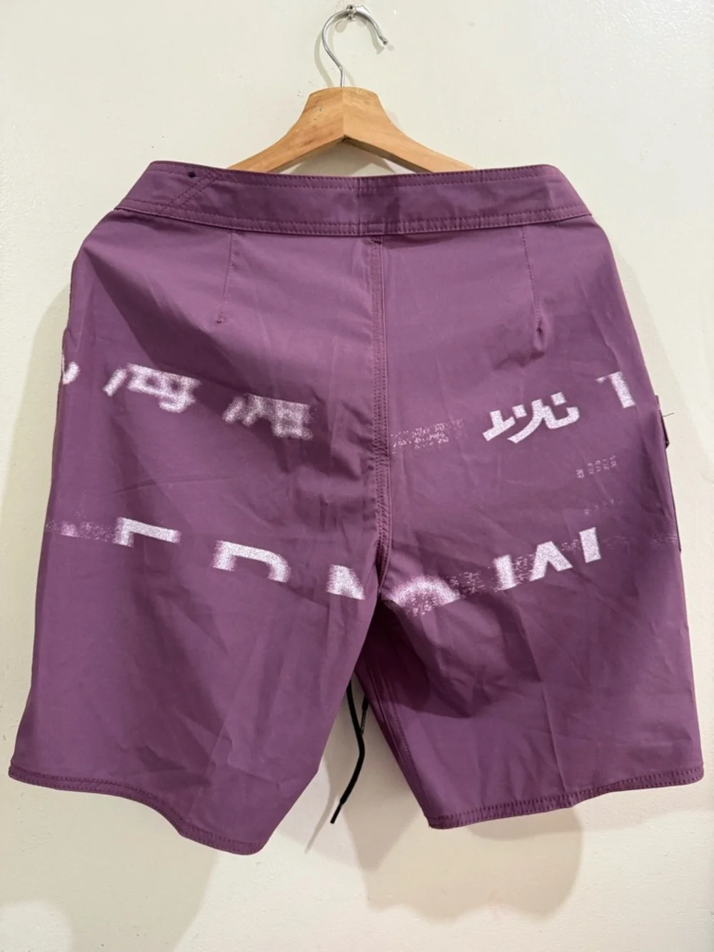 Tavik Plum Board Shorts with White Logo